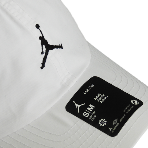 Czapka z daszkiem uniwersalna Air Jordan Jumpman Club Cap White S/M - FD5185-100