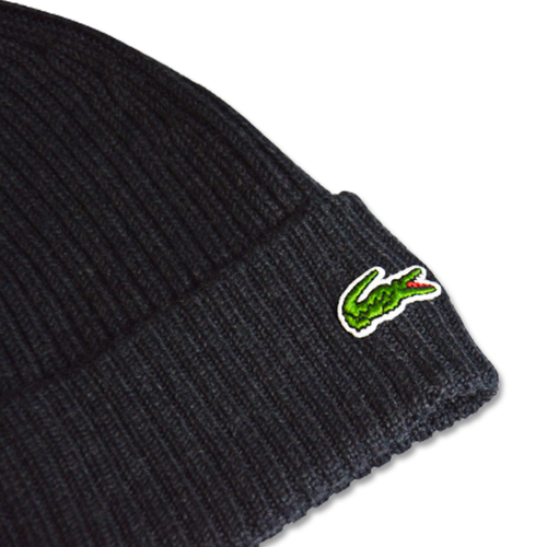 Czapka zimowa Lacoste Ribbed Wool Beanie Wełniana - RB0001-EL6