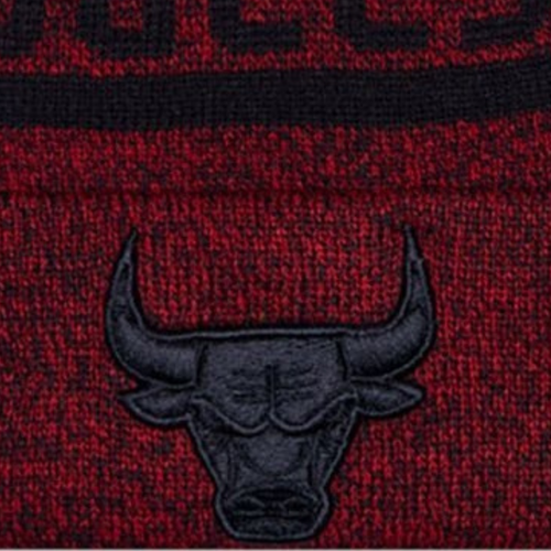 Czapka zimowa New Era NBA Chicago Bulls Jake Bobble Knit Beanie Hat - 60424795