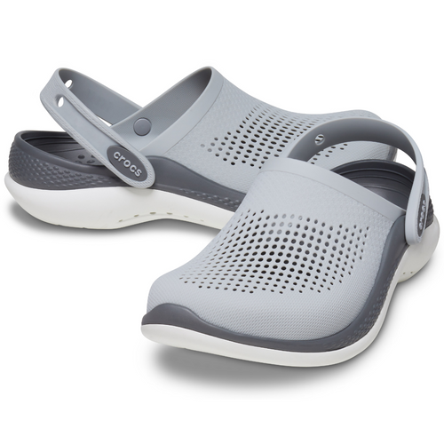 Klapki basenowe chodaki Crocs Literide 360 Clog Light Grey/Slate Grey - 206708-0DT