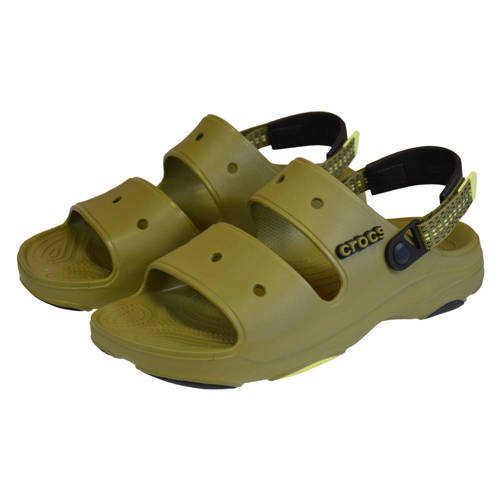 Klapki sandały Crocs Classic All Terrain Sandal Aloe Zielone - 207711-3UA