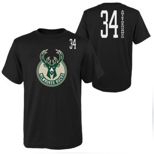 Koszulka NBA Tall SS Tee Milwaukee Bucks Giannis Antetokounmpo T-shirt