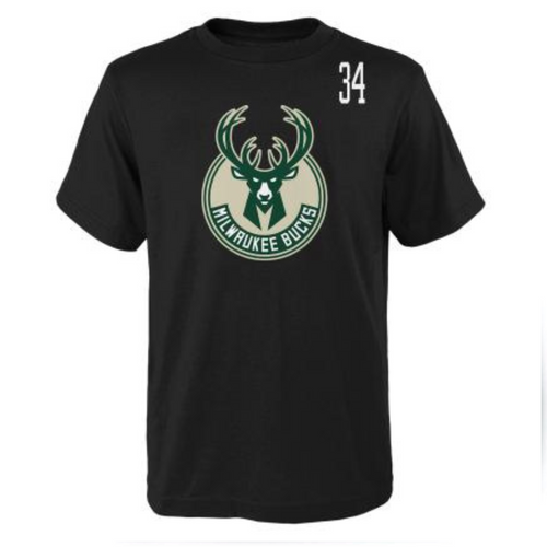 Koszulka NBA Tall SS Tee Milwaukee Bucks Giannis Antetokounmpo T-shirt