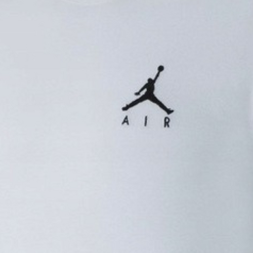 Koszulka męska Air Jordan Jumpman Dri-FIT Embroidered Tee T-Shirt Biała - AH5296-100