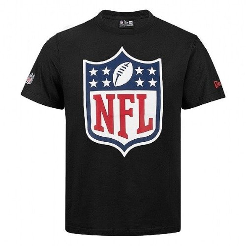 Koszulka z krótkim rękawem New Era Logo NFL Czarna T-shirt - 11073678