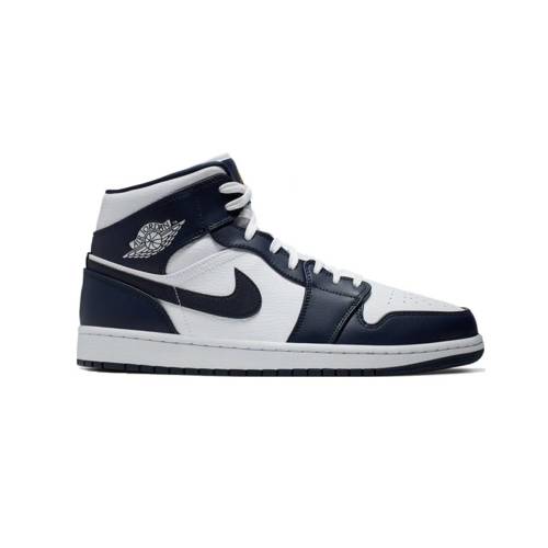 Męskie Buty sportowe Air Jordan 1 MID Metalic Obsydian - 554724-174