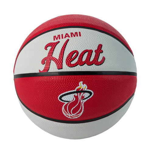 Mini Piłka do Koszykówki Kosza Wilson NBA Retro Miami Heat - WTB3200XBMIA