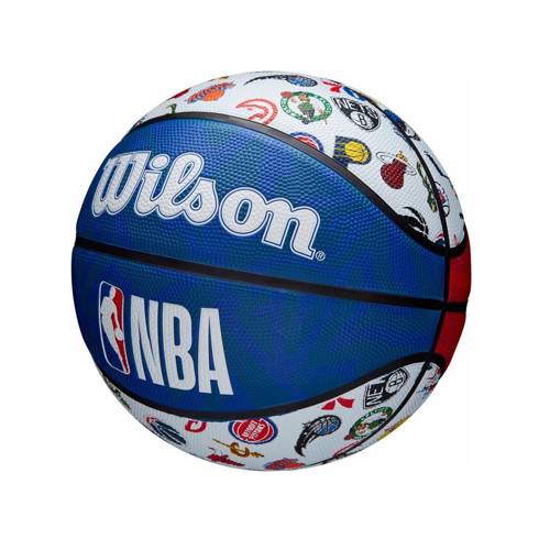 Piłka do koszykówki Wilson NBA All Teams Outdoor - WTB1301XBNBA + Pompka