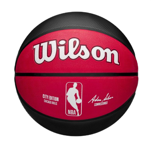 Piłka do koszykówki Wilson NBA Chicago Bulls Team City Edition - WZ4024205