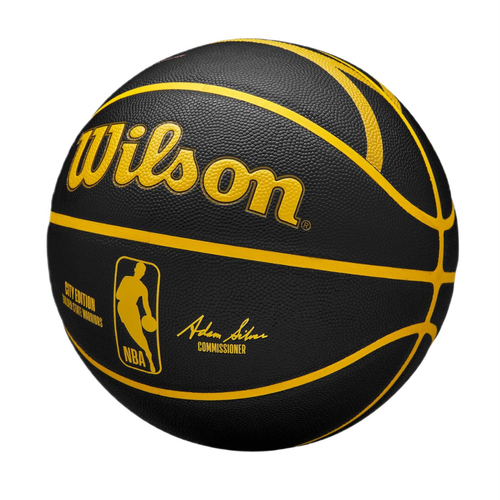 Piłka do koszykówki Wilson NBA Golden State Team City Collector WZ4024110XB