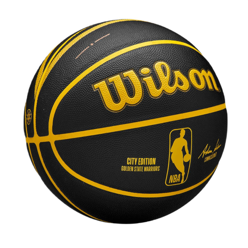 Piłka do koszykówki Wilson NBA Golden State Team City Collector WZ4024110XB