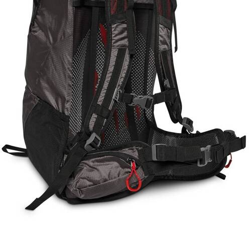 Plecak trekkingowy turystyczny Campus Polaris 37L Grafitowy/Czerwony