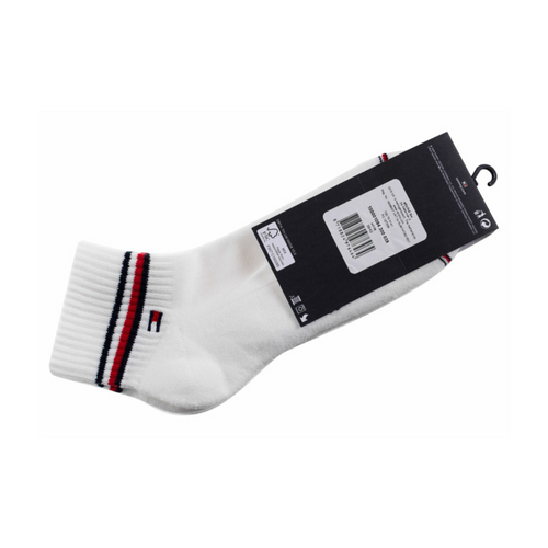 Skarpetki męskie Tommy Hilfiger Men Iconic Quarter 2-pak Białe - 100001094-300