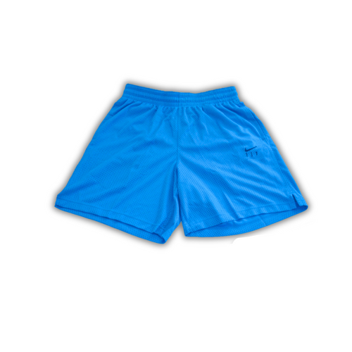 Spodenki Nike Essential Fly Dry Shorts Wmns Laser Blue/Dk Smoke Grey - CU4573-446