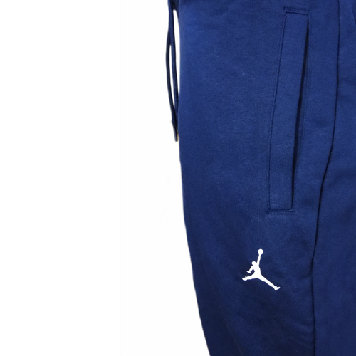 Spodnie dresowe męskie granatowe Air Jordan Dry Fleece Pant - CV8347-419