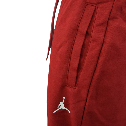 Spodnie dresy sportowe męskie czerwone Air Jordan 23 Alpha Fleece Pants - CV8347-613