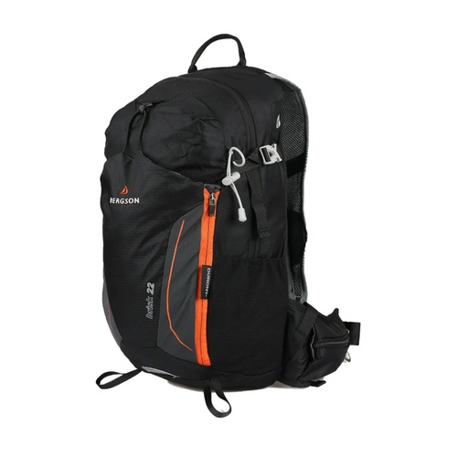 Trekkingowy Plecak Turystyczny Bergson BRISK 22L Black Orange na wyprawy