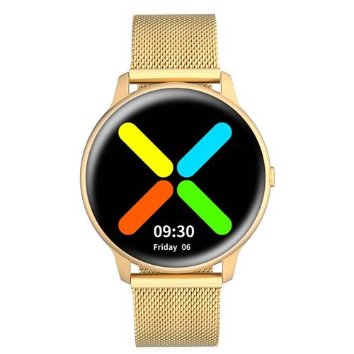 Zegarek Damski Smartwatch G. Rossi Puls Kroki SMS FB Kalorie Gold