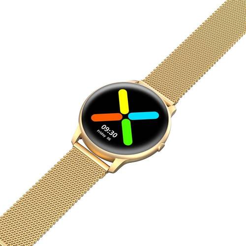 Zegarek Damski Smartwatch G. Rossi Puls Kroki SMS FB Kalorie Gold