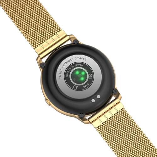 Zegarek Damski Smartwatch G. Rossi Puls Kroki SMS FB Kalorie Gold