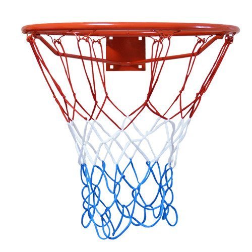 Zestaw kosz do koszykówki Kimet Street Ball Tablica Obręcz z siatką 45 cm + Piłka Spalding TF-250 Indoor/Outdoor 