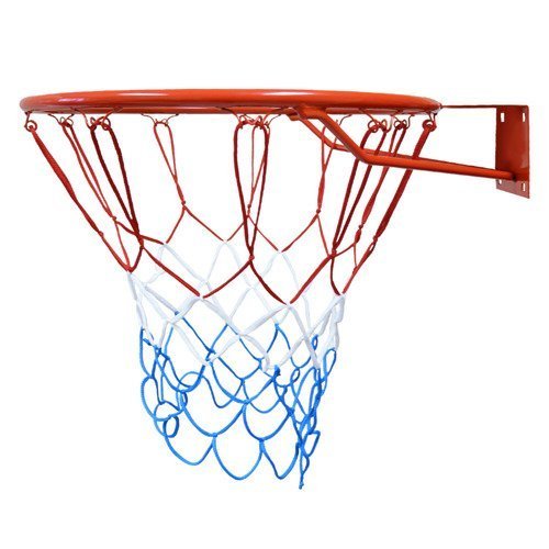 Zestaw kosz do koszykówki Kimet Street Ball Tablica Obręcz z siatką 45 cm + Piłka Spalding TF-250 Indoor/Outdoor 