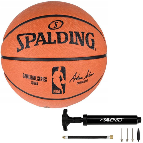 Zestaw piłka do kosza Spalding NBA Official Game Ball Replica + pompka