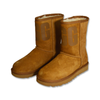 Buty damskie śniegowce wysokie UGG W Classic Short Ugg Rubber Logo - 1108230-CHE