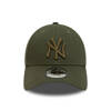 Czapka z daszkiem New Era 39THIRTY MLB NY New York Yankees League Essential Zielona - 60348853