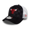 Czapka z daszkiem New Era 9FORTY Chicago Bulls Tonal Check Black A-Frame Trucker - 60595264