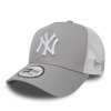 Czapka z daszkiem New Era 9FORTY MLB NY New York Yankees Clean A Frame Trucker Szara - 11588490