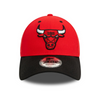 Czapka z daszkiem New Era 9FORTY NBA Chicago Bulls Side Patch Red - 60565137