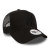 Czapka z daszkiem New Era MLB NY New York Yankees Clean A Frame Trucker Black - 11579474