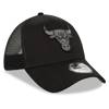 Czapka z daszkiem New Era NBA Chicago Bulls Trucker Black Snapback - 12523913