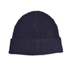 Czapka zimowa beanie Hugo Boss wełniana granatowa - 50495778-410