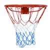 Zestaw kosz do koszykówki Kimet Street Ball Tablica Obręcz z siatką 45 cm + Piłka Spalding TF-250 Indoor/Outdoor 