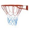 Zestaw kosz do koszykówki Kimet Street Ball Tablica Obręcz z siatką 45 cm + Piłka Spalding TF-250 Indoor/Outdoor 