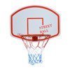 Zestaw kosz do koszykówki Kimet Street Ball Tablica Obręcz z siatką 45 cm + Piłka Spalding TF-250 Indoor/Outdoor 